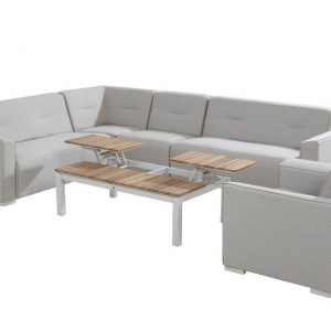 4 Seasons Outdoor Loungeset Tavira Forio 01 Frost Grey 4SO