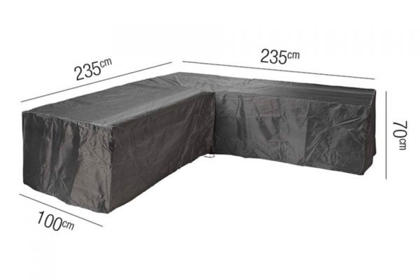 Platinum Loungesethoes L 235 x 235 x 100 x 70(H) cm AeroCover