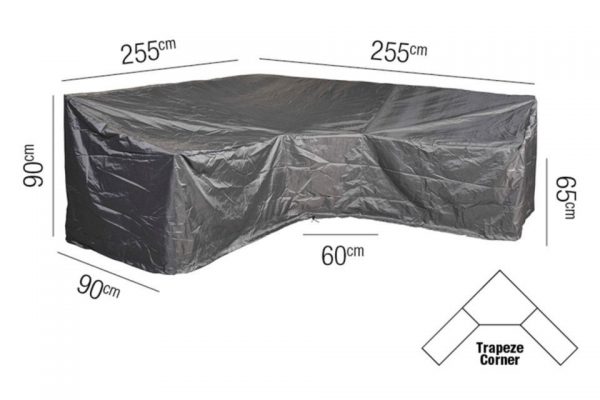 Platinum Loungesethoes L Trapeze 255 x 255 x 90 x 65(H)-90(HB) cm AeroCover