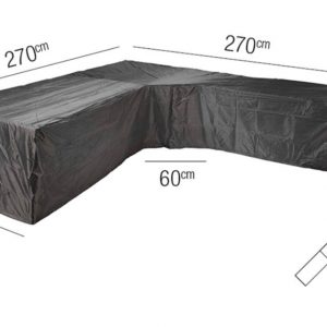 Platinum Loungesethoes L Trapeze 270 x 270 x 100 x 71(H) cm AeroCover