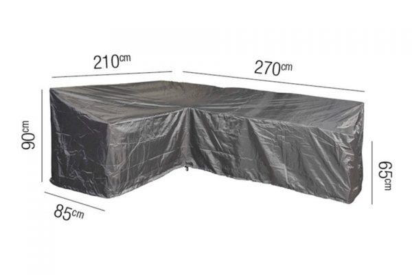 Platinum Loungesethoes L left 270 x 210 x 85 x 65(H)-90(HB) cm AeroCover