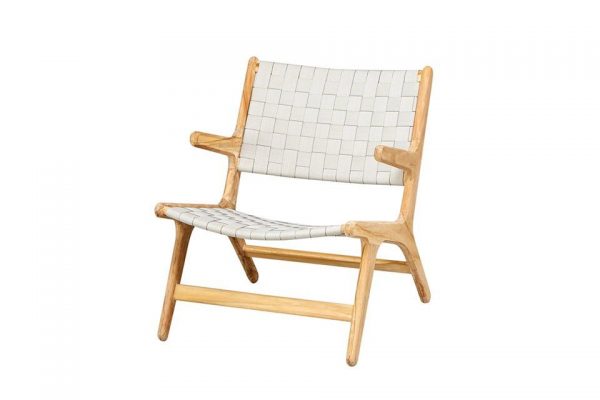 Loungestoel Juul Teak-Nature Apple Bee