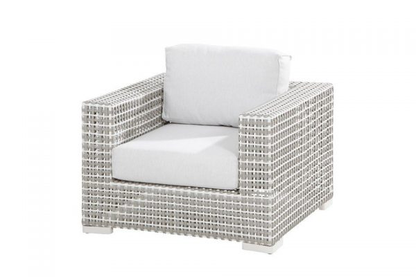 Loungestoel Madras White-Latte 4 Seasons Outdoor
