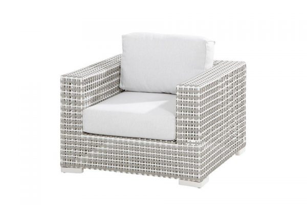 Loungestoel Madras White-Latte 4 Seasons Outdoor