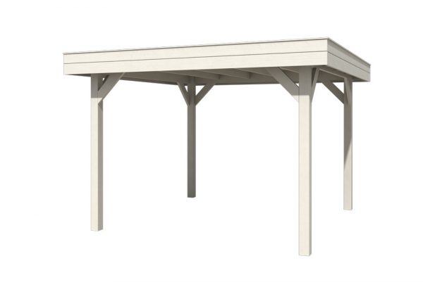 OLP Outdoor Life Products Vrijstaande Overkapping Outdoor Living 3030 Pearl White