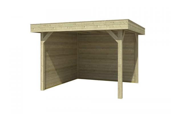 OLP Outdoor Life Products Vrijstaande Overkapping Outdoor Living 3030 Plus Gedompeld