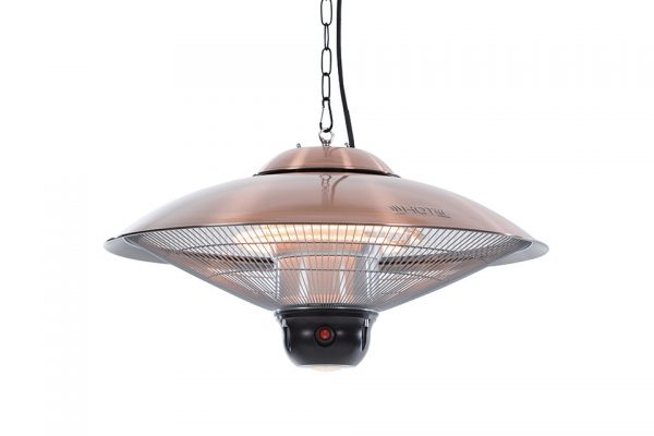 Outtrade Saucer 2100 Copper Hanging Heater Remote Halogen