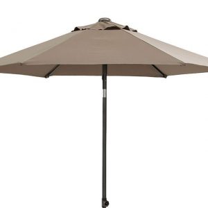 Parasol 300 cm Push Up Taupe 4 Seasons Outdoor