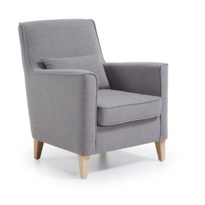 Kave Home Fauteuil 'Glam' kleur grijs