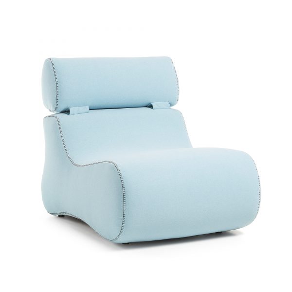 Kave Home Fauteuil 'Club' kleur lichtblauw