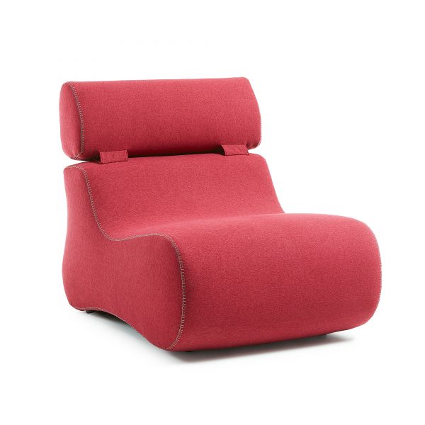 Kave Home Fauteuil 'Club' kleur rood