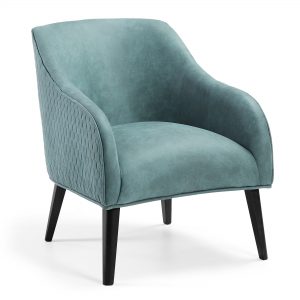 Kave Home fauteuil 'Bobly', kleur turquoise