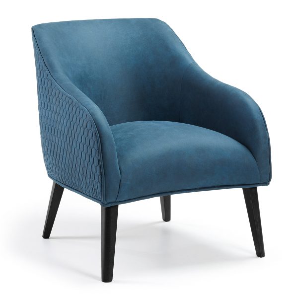 Kave Home fauteuil 'Bobly', kleur blauw
