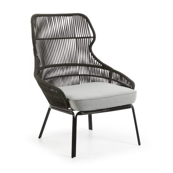 Kave Home Fauteuil 'Rozy', kleur Grijs