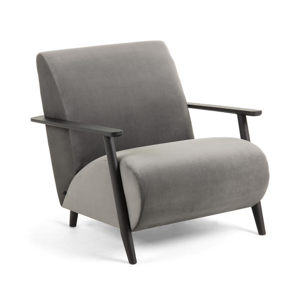 Kave Home Fauteuil 'Meghan', kleur Grijs