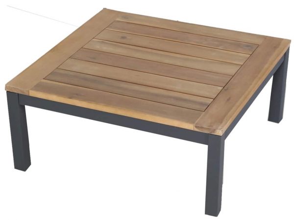 Granada tuintafel 71x71xH30 cm aluminium antraciet