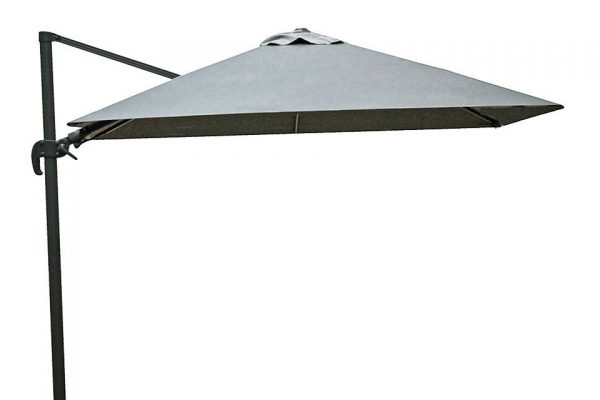 Fonteyn Collectie Shadow Zweefparasol 300x300 cm. Faded Grey Fonteyn