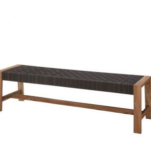 Tuinbank 170 cm Square Teak-Belt Weaving Apple Bee