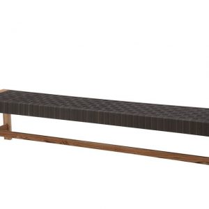 Tuinbank Square 210 cm Teak-Stone Black Apple Bee