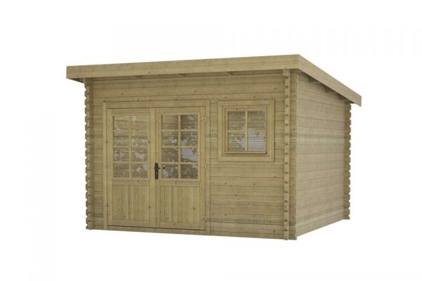 Tuinhuis/Blokhut Fonteyn Lessenaar Iris 350x350 cm (44mm)