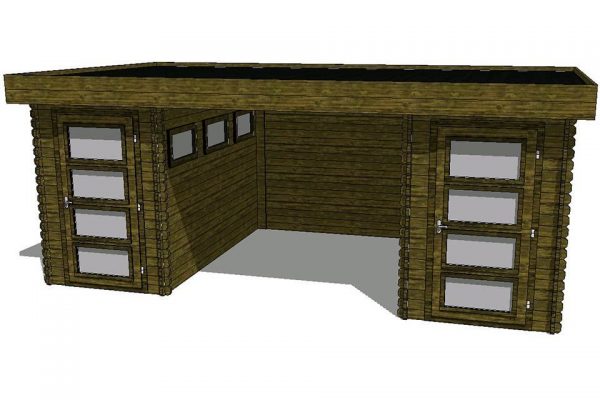 Tuinhuis/Blokhut Fonteyn Module 550 x 300