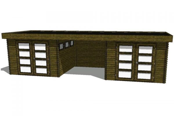 Tuinhuis/Blokhut Fonteyn Module 850 x 300