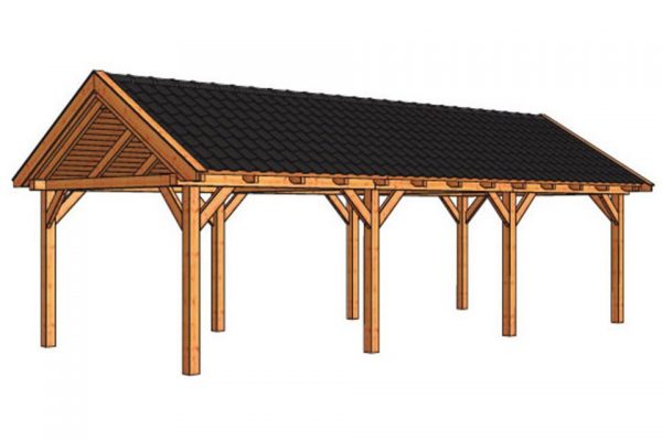 Nvt Tuinhuis / Blokhut Trendhout Buitenverblijf Zadeldak XL 9260mm A