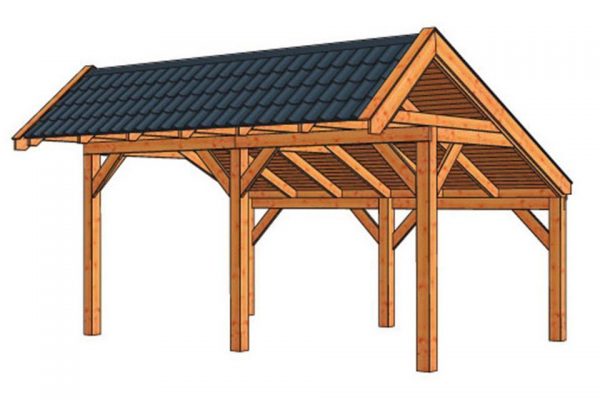 Nvt Tuinhuis / Blokhut Trendhout Kapschuur De Stee L 5000mm A