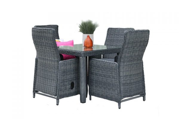 Fonteyn Collectie Tuinset Harvey Vierkant Charcoal Fonteyn