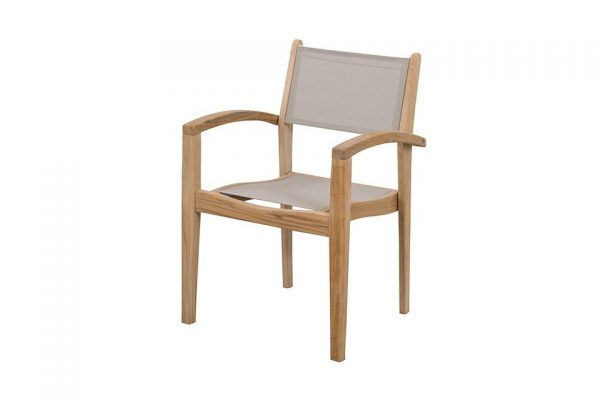 Tuinstoel Caldo Teak-Taupe Exotan