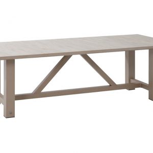 Tuintafel 240 x 110 cm Diva Aluminium Taupe 4 Seasons Outdoor