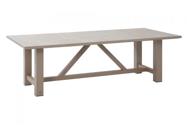 Tuintafel 240 x 110 cm Diva Aluminium Taupe 4 Seasons Outdoor