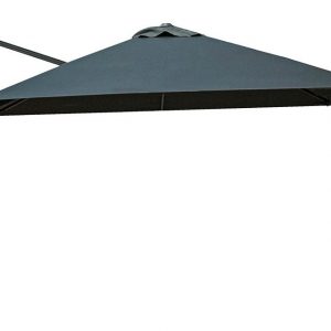 Zweefparasol 300 x 300 cm Shadow - Antraciet/Faded Black - Fonteyn Collectie