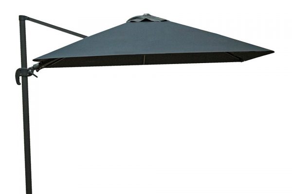 Zweefparasol 300 x 300 cm Shadow - Antraciet/Faded Black - Fonteyn Collectie