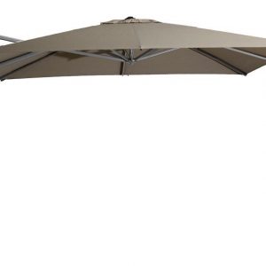 Zweefparasol 300 x 300 cm Siesta Antraciet-Taupe 4 Seasons Outdoor