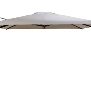 Zweefparasol 300 x 300 cm Siesta Premium Antraciet-Taupe 4 Seasons Outdoor