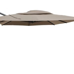 Zweefparasol 300 x 400 cm Hacienda Taupe 4 Seasons Outdoor