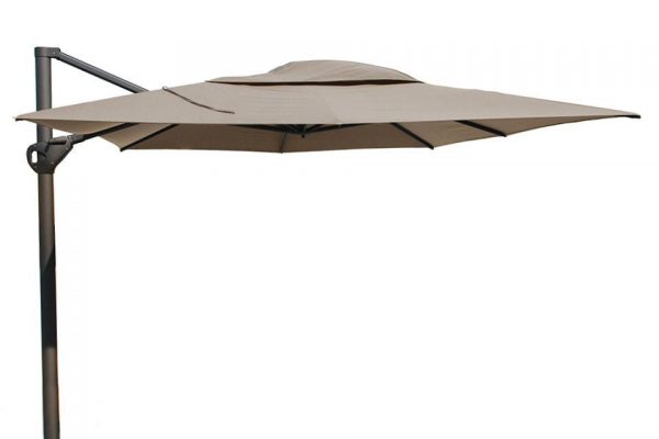 Zweefparasol 300 x 400 cm Hacienda Taupe 4 Seasons Outdoor