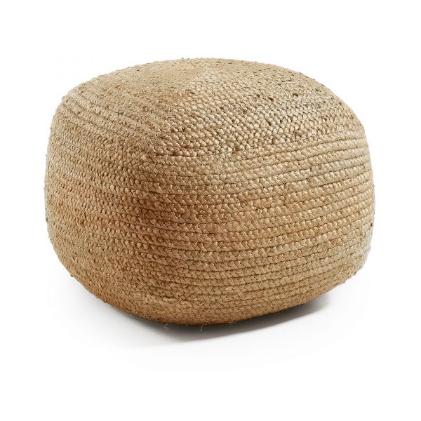 LaForma Dip Pouf Jute Square - Poef vierkant - poef