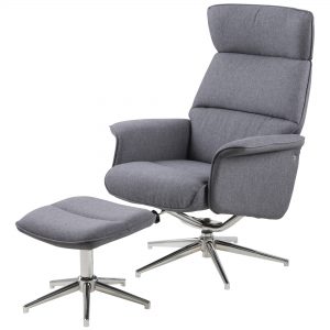 Relax Fauteuil 'Rikke' kleur donkergrijs