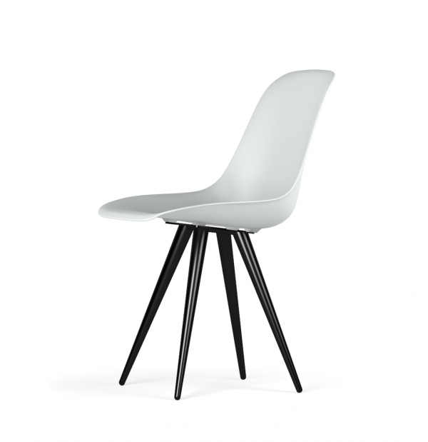 Kubikoff Angel stoel - V9 Side Chair Shell - Zwart onderstel -