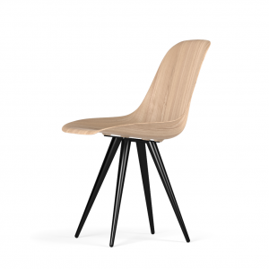 Kubikoff Angel stoel - W9 Side Chair Shell - Zwart onderstel -