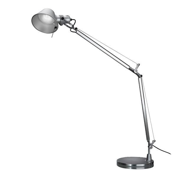 Artemide Tolomeo Midi bureaulamp LED met dimmer aluminium