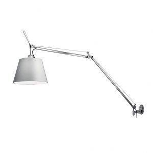 Artemide Tolomeo Mega parete wandlamp met dimmer aluminium