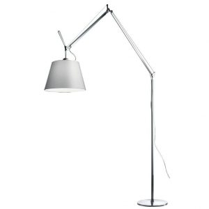 Artemide Tolomeo Mega Terra vloerlamp LED met toetsdimmer alu 3000K