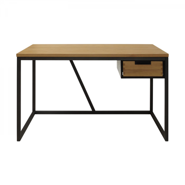 Artichok Industrieel bureau - Arthur - 130 cm - Eikenhout -