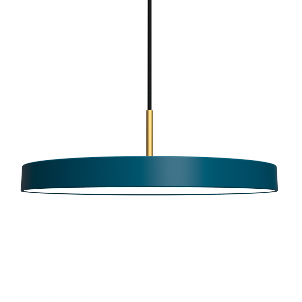 VITA lampen Asteria - Hanglamp - Petrol - Blauw - Schotellamp