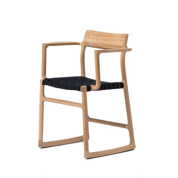 Gazzda Fawn armchair - Houten armstoel - Naturel -