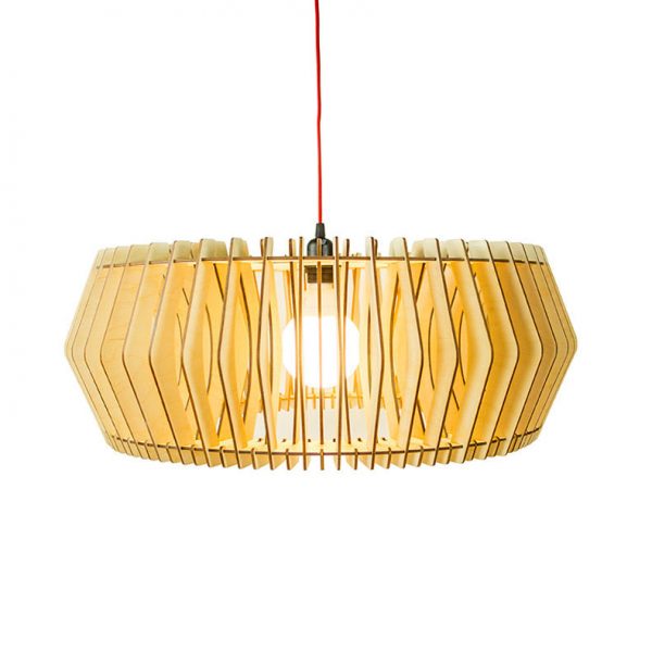 Bomerango Caeser lamp | Extra largehouten Scandinavische design lamp