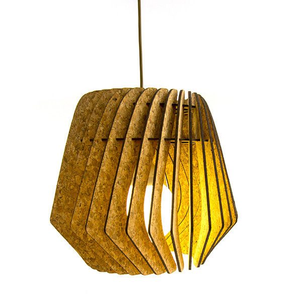 Bomerango Kurk Spin lamp | Mediumhouten Scandinavische design lamp